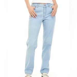 High Rise Straight Light Denim Jeans NWT